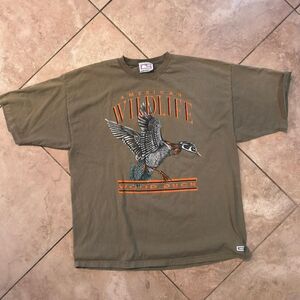 Unbranded Men's Brown and Khaki T-shirt